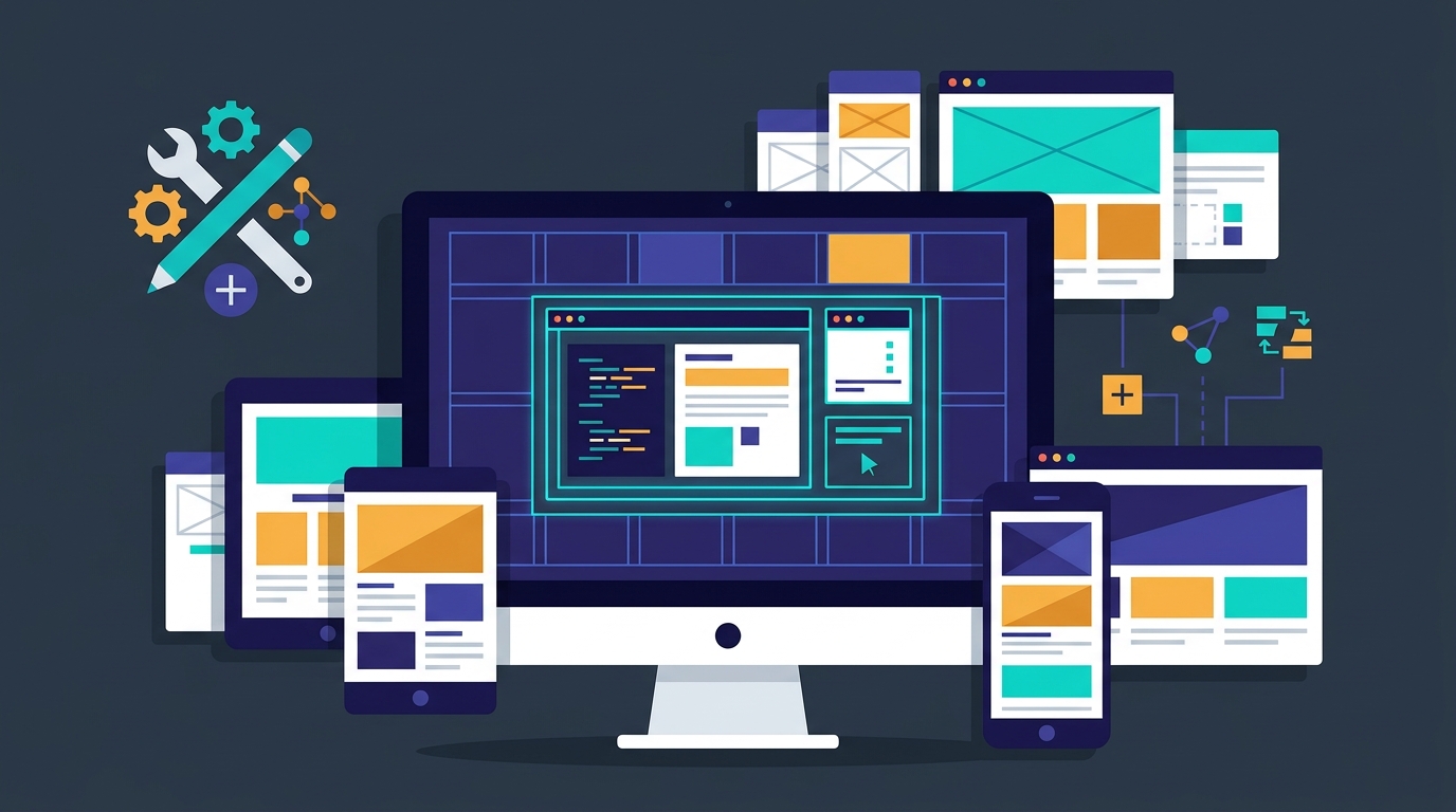 Editorial illustration for: August 2026 Developer Roundup: Responsive Styles Ship, the Editor Goes Fully Iframed, and the Abilities Toolkit’s Quiet Arrival