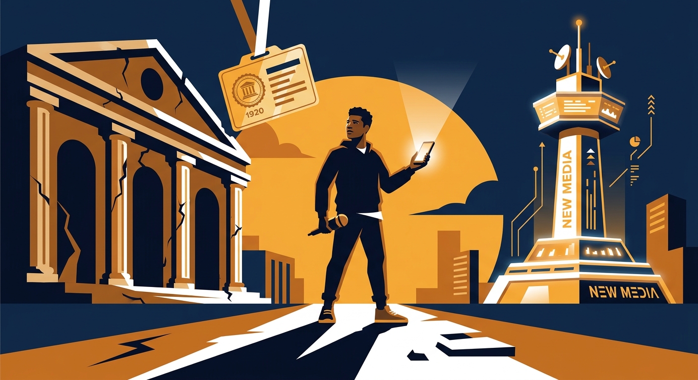 Editorial illustration for: The Creators Who Broke Every Rule Still Want Legacy Media to Call Them Real
