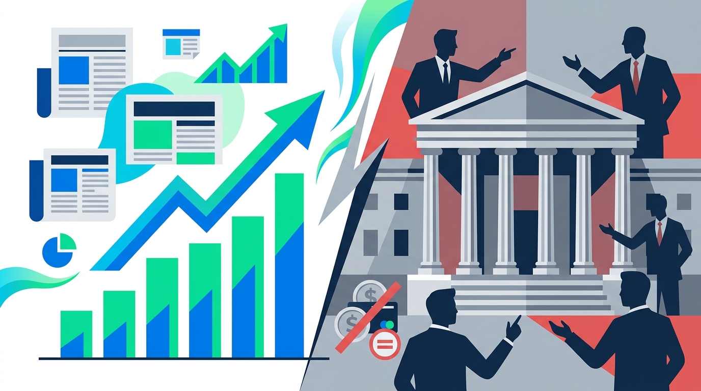 The Information Is Booking Record Growth While Washington Fights to Keep Publishers From Getting Paid