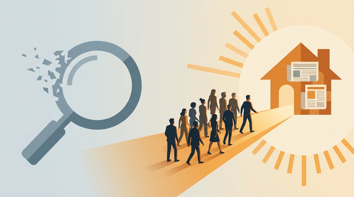 Editorial illustration for: Raptive’s Google Zero Data Shows Loyal Readers Are Now the Best Search Strategy